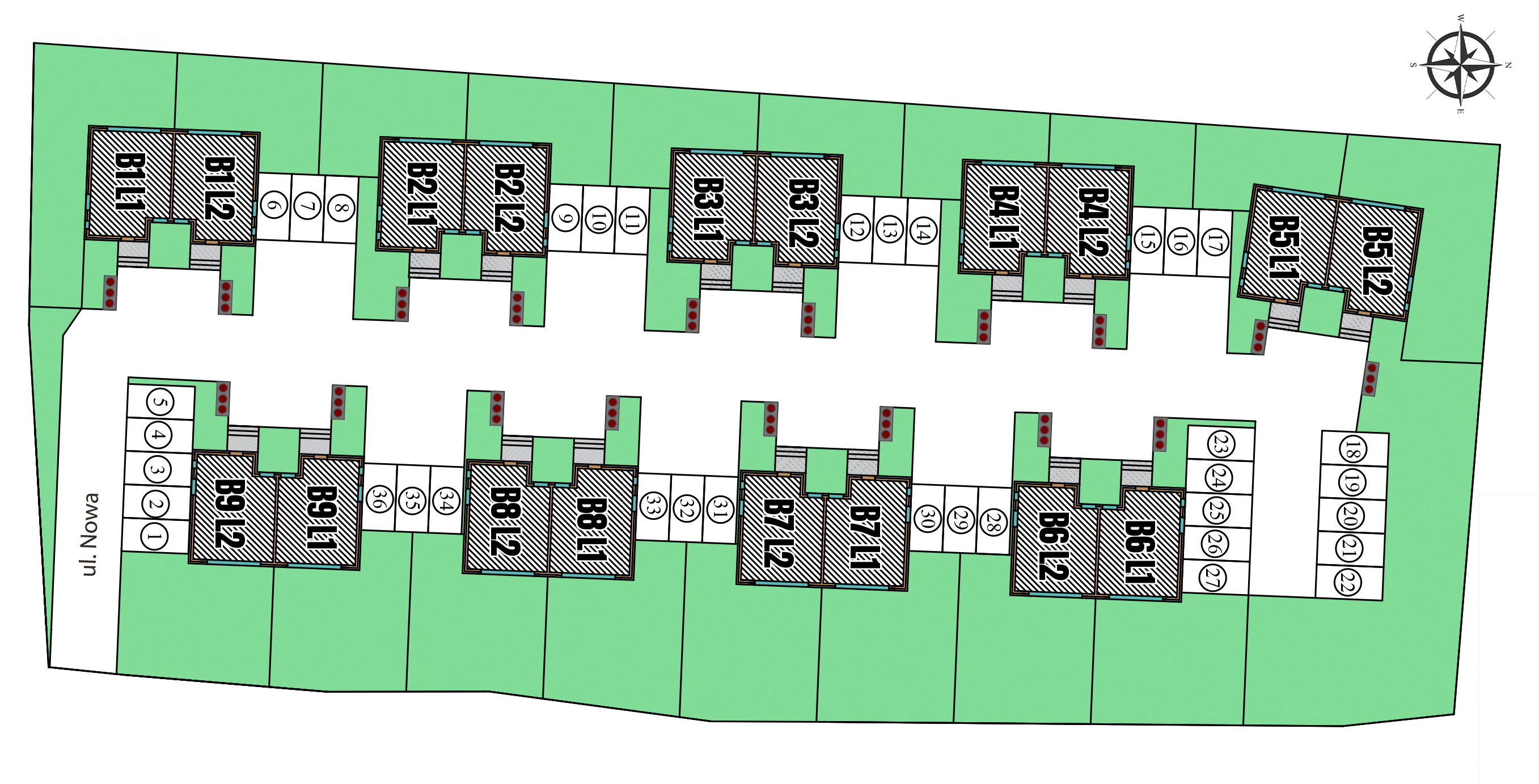 Plan zagospodarowania osiedla Olchowy Zakątek